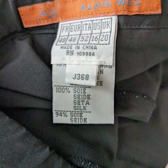 Vintage Y2K Maxi Skirt Flare Pull On Artsy Eclectic Black Orange Animal 16 - Picture 10 of 12